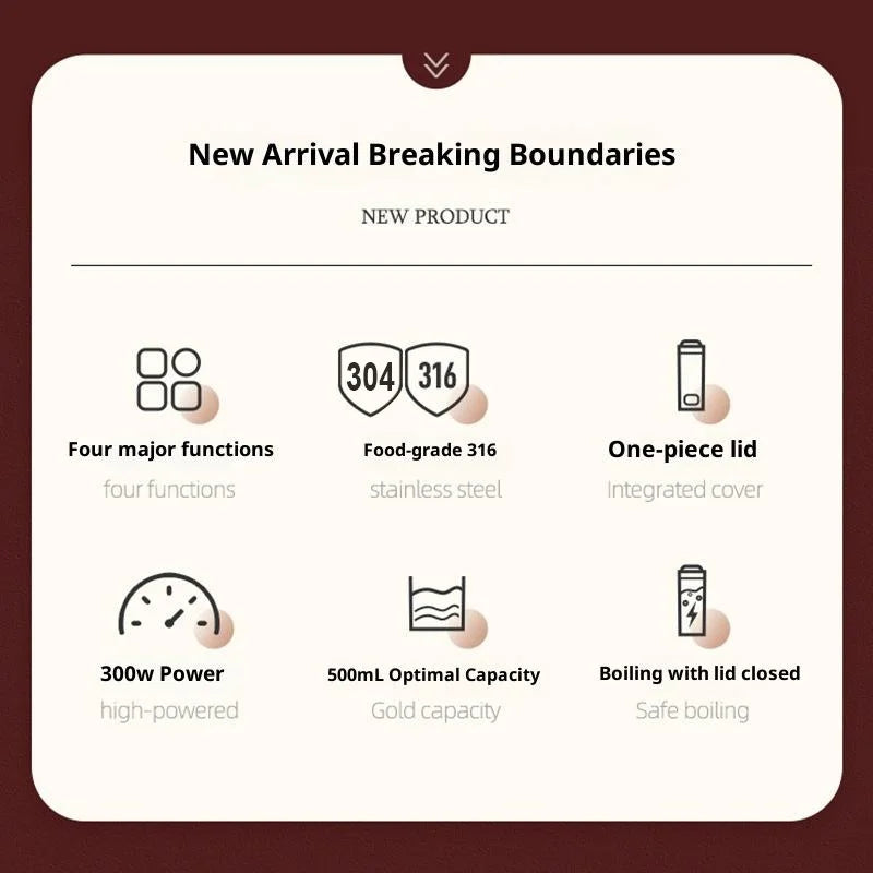 VOOLLA™ Quick Boil Travel Kettle